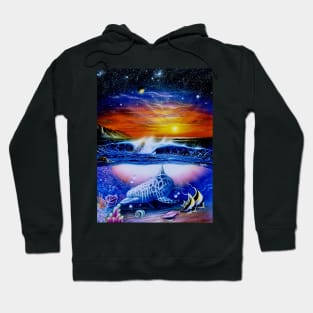 Dolphin seascape shirt Hoodie